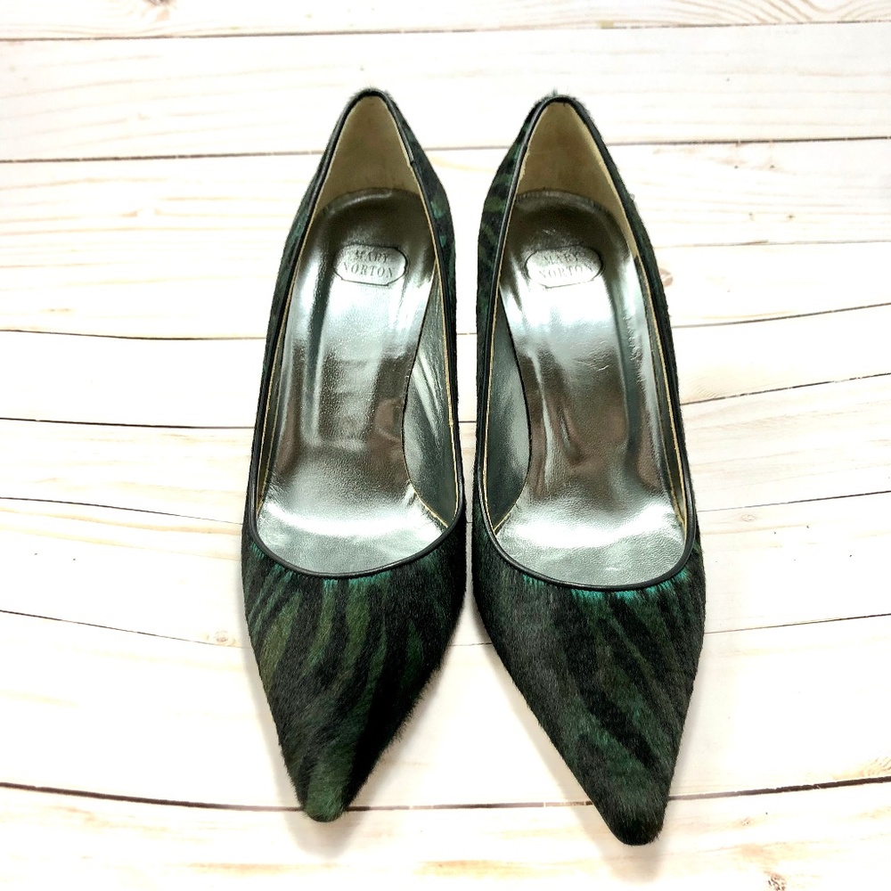 NWOT MARY NORTON Shoes Sz 37.5 Brooke Pump